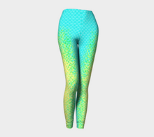 Load image into Gallery viewer, Seafoam Luminescent Mermaid Leggings