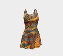 Load image into Gallery viewer, Sand Storm Prismatic Flare Dress