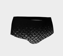 Load image into Gallery viewer, Black Pearl Shadow Mermaid Mini Shorts