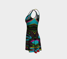 Load image into Gallery viewer, Plasma Rain Prismatic Flare Dress