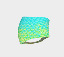 Load image into Gallery viewer, Seafoam Luminescent Mermaid Mini Shorts