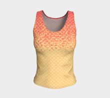 Load image into Gallery viewer, Coral Luminescent Mermaid Tank Top