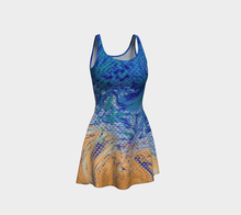 Load image into Gallery viewer, Beach Babe Prismatic Flare Dress