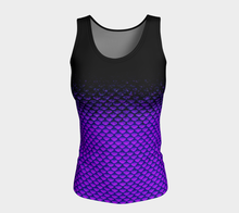 Load image into Gallery viewer, Ultraviolet Shadow Mermaid Long Tank Top