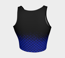 Load image into Gallery viewer, Ultramarine Shadow Mermaid Crop Top