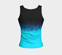 Load image into Gallery viewer, Aquamarine Shadow Mermaid Tank Top