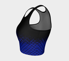 Load image into Gallery viewer, Ultramarine Shadow Mermaid Crop Top