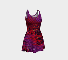 Load image into Gallery viewer, Berry Crush Prismatic Flare dress