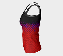Load image into Gallery viewer, Red Tide Shadow Mermaid Long Tank Top