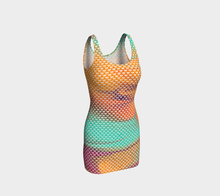 Load image into Gallery viewer, Citrus Breeze Prismatic Bodycon Dress