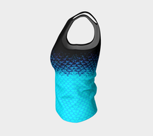 Load image into Gallery viewer, Aquamarine Shadow Mermaid Tank Top
