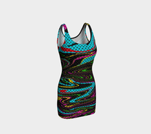 Load image into Gallery viewer, Plasma Rain Prismatic Bodycon Dress