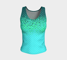 Load image into Gallery viewer, Deep Sea Luminescent Mermaid Tank Top