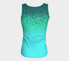 Load image into Gallery viewer, Deep Sea Luminescent Mermaid Long Tank Top