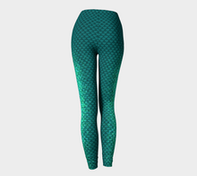 Load image into Gallery viewer, Deep Sea Luminescent Mermaid Leggings