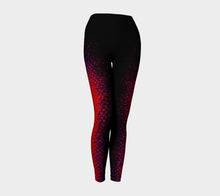 Load image into Gallery viewer, Red Tide Shadow Mermaid Yoga Leggings