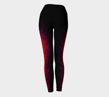 Load image into Gallery viewer, Red Tide Shadow Mermaid Yoga Leggings