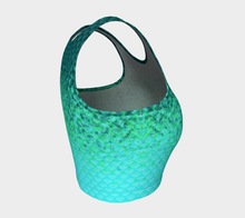 Load image into Gallery viewer, Deep Sea Luminescent Mermaid Crop Top