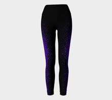 Load image into Gallery viewer, Ultraviolet Shadow Mermaid Yoga Leggings