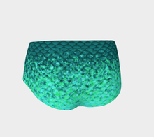 Load image into Gallery viewer, Deep Sea Luminescent Mermaid Mini Shorts