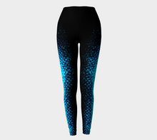 Load image into Gallery viewer, Aquamarine Shadow Mermaid Leggings