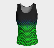 Load image into Gallery viewer, Nebula Shadow Mermaid Long Tank Top