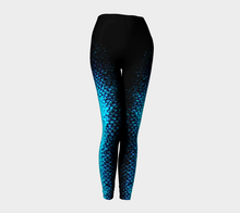 Load image into Gallery viewer, Aquamarine Shadow Mermaid Leggings