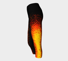 Load image into Gallery viewer, Supernova Shadow Mermaid Yoga capris