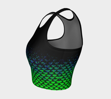 Load image into Gallery viewer, Nebula Shadow Mermaid Crop Top