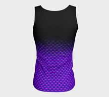 Load image into Gallery viewer, Ultraviolet Shadow Mermaid Long Tank Top
