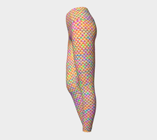 Load image into Gallery viewer, Rainbow Jelly Spectrum Mermaid Yoga Leggings