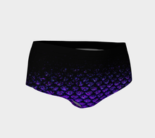Load image into Gallery viewer, Ultraviolet Shadow Mermaid Mini Shorts