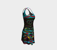 Load image into Gallery viewer, Plasma Rain Prismatic Flare Dress