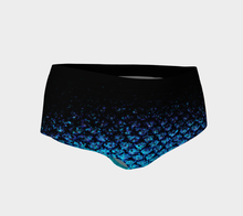 Load image into Gallery viewer, Aquamarine Shadow Mermaid Mini Shorts