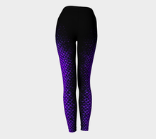 Load image into Gallery viewer, Ultraviolet Shadow Mermaid Yoga Leggings