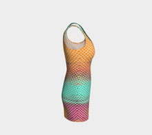 Load image into Gallery viewer, Citrus Breeze Prismatic Bodycon Dress