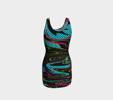 Load image into Gallery viewer, Plasma Rain Prismatic Bodycon Dress