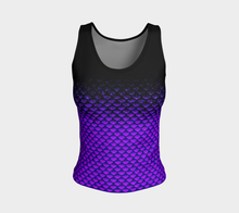 Load image into Gallery viewer, Ultraviolet Shadow Mermaid Tank Top