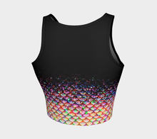 Load image into Gallery viewer, Celestial Shadow Spectrum Mermaid Crop Top