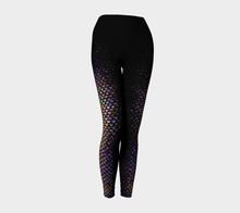 Load image into Gallery viewer, Celestial Shadow Spectrum Mermaid Yoga Leggings