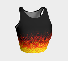 Load image into Gallery viewer, Supernova Shadow Mermaid Crop Top