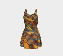 Load image into Gallery viewer, Sand Storm Prismatic Flare Dress