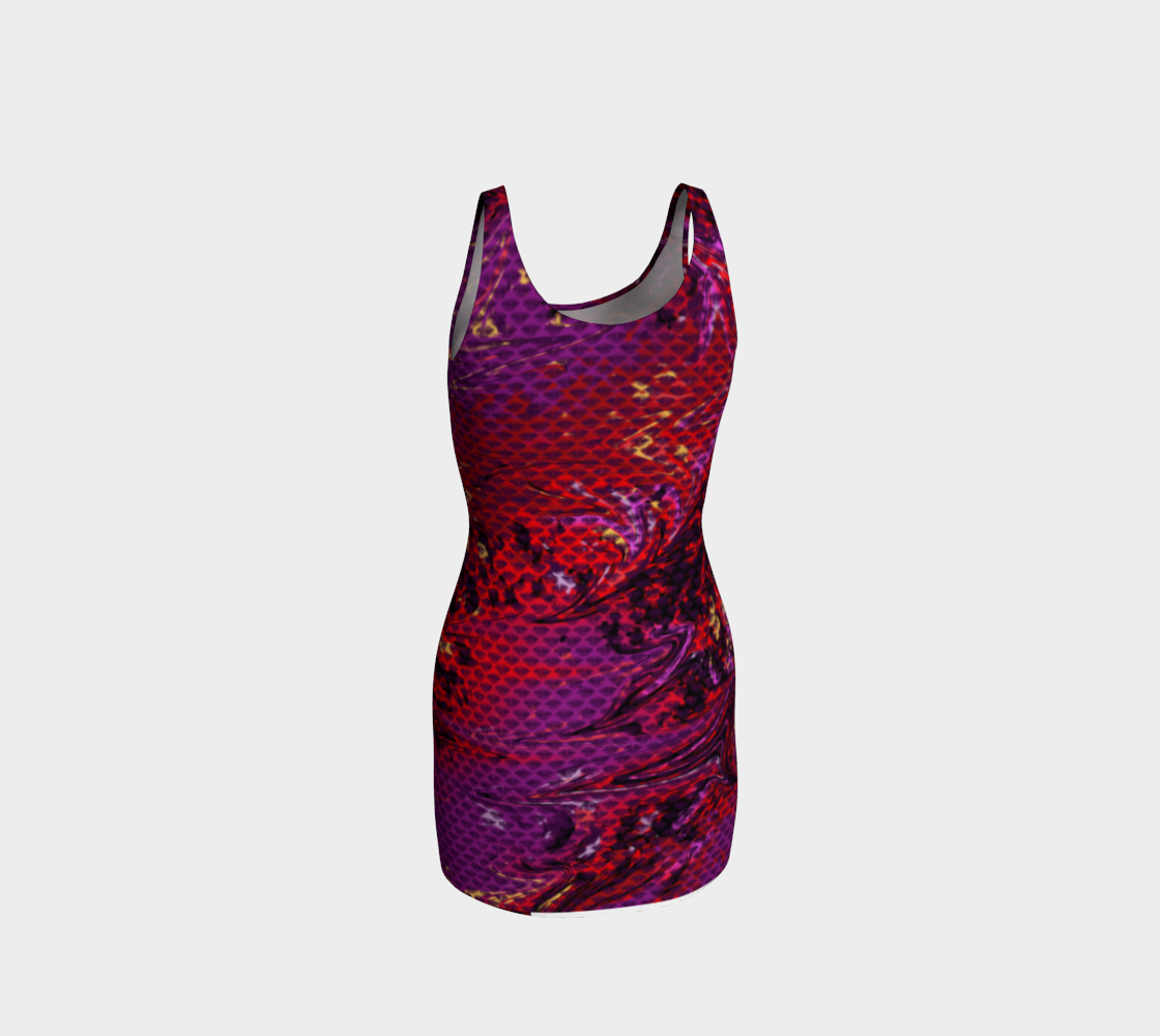 Berry Crush Prismatic Bodycon Dress VirtuoSew Berry Crush Prismatic Bodycon Dress VirtuoSew
