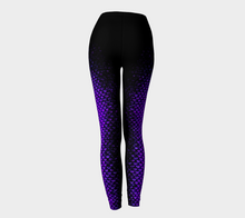 Load image into Gallery viewer, Ultraviolet Shadow Mermaid Leggings