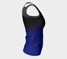 Load image into Gallery viewer, Ultramarine Shadow Mermaid Long Tank Top