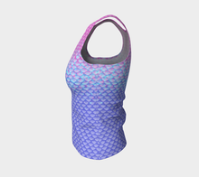 Load image into Gallery viewer, Pink Pearl Luminescent Mermaid Tank Top