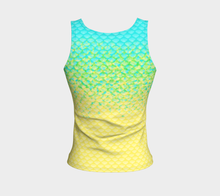 Load image into Gallery viewer, Seafoam Luminescent Mermaid Tank Top
