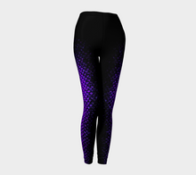 Load image into Gallery viewer, Ultraviolet Shadow Mermaid Leggings
