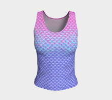 Load image into Gallery viewer, Pink Pearl Luminescent Mermaid Tank Top