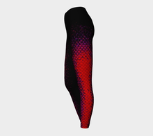 Load image into Gallery viewer, Red Tide Shadow Mermaid Yoga Leggings
